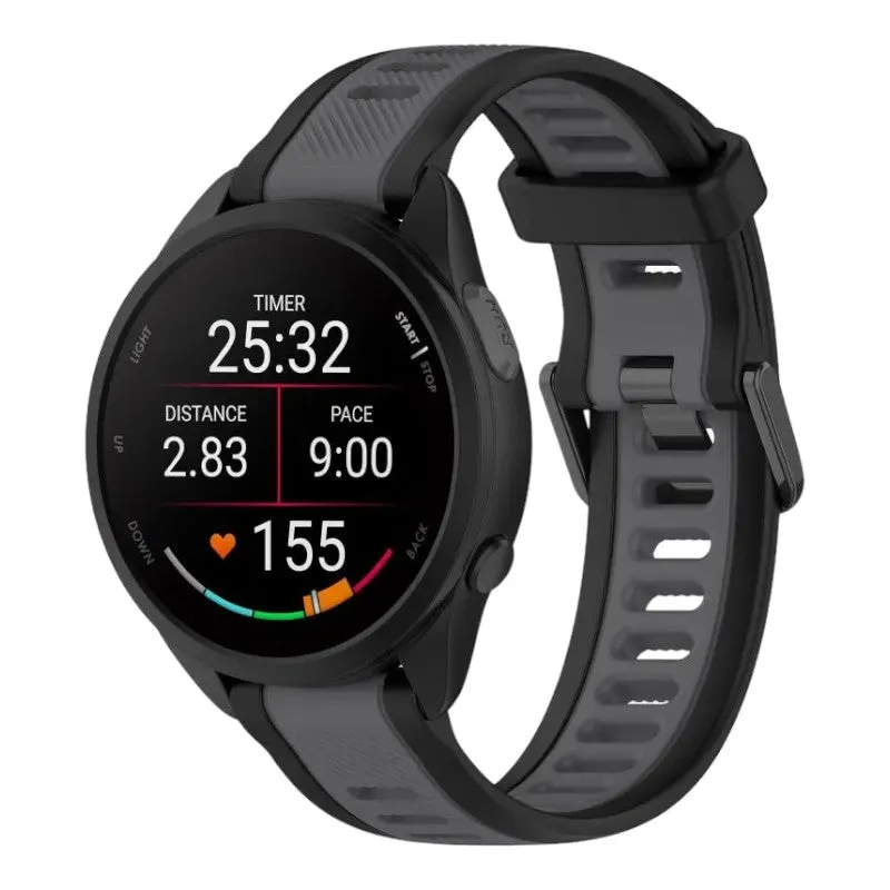 Replacement Dual Colour Silicone Watch Straps compatible with most watches