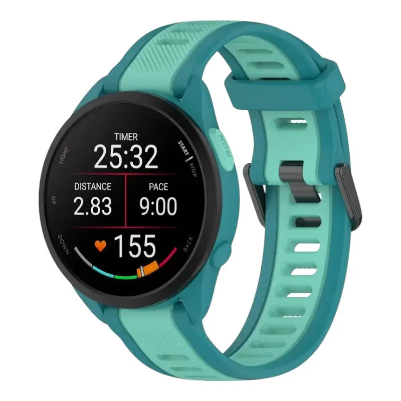 Replacement Dual Colour Silicone Watch Straps compatible with most watches