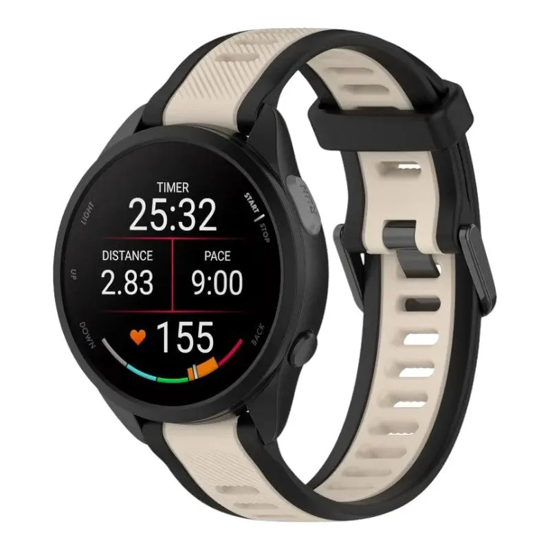 Replacement Dual Colour Silicone Watch Straps compatible with most watches