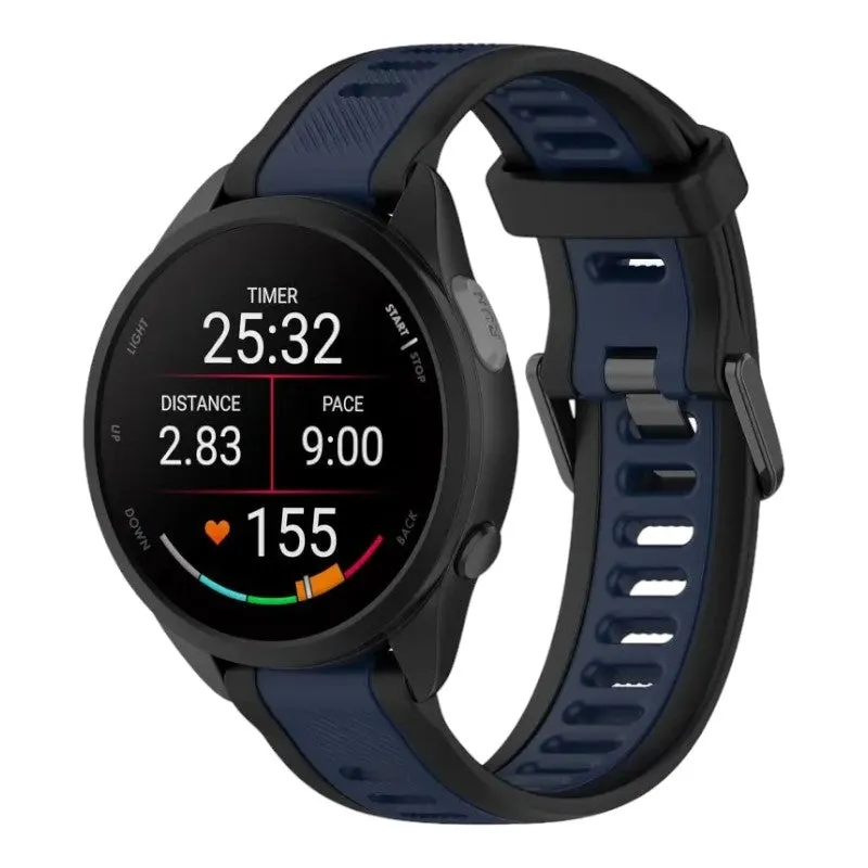 Replacement Dual Colour Silicone Watch Straps compatible with most watches