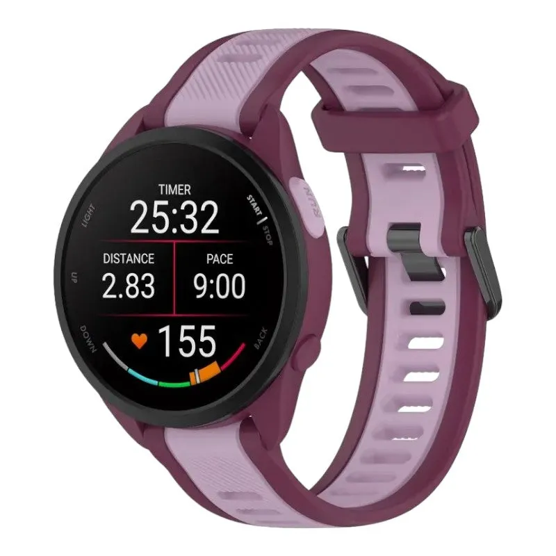 Replacement Dual Colour Silicone Watch Straps compatible with most watches