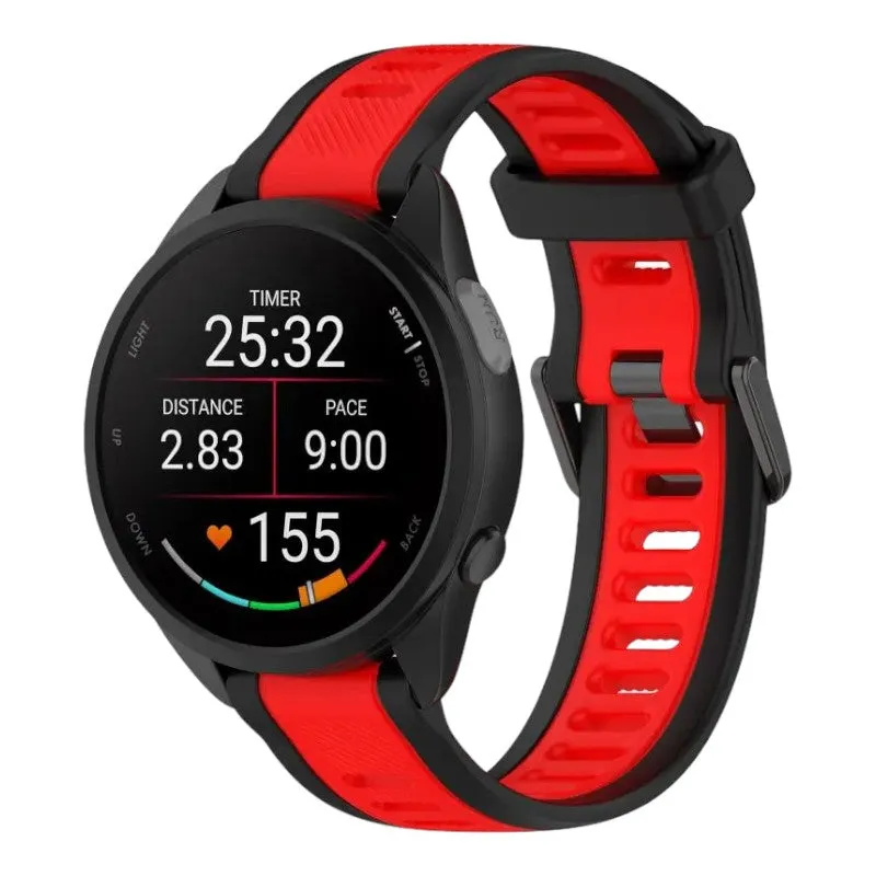 Replacement Dual Colour Silicone Watch Straps compatible with most watches