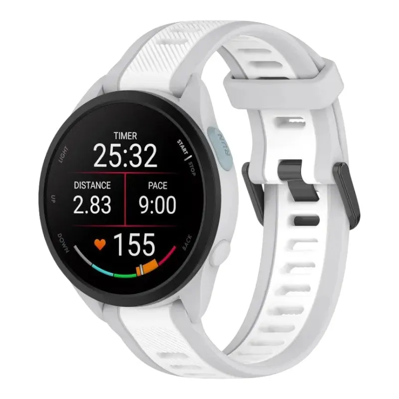 Replacement Dual Colour Silicone Watch Straps compatible with most watches