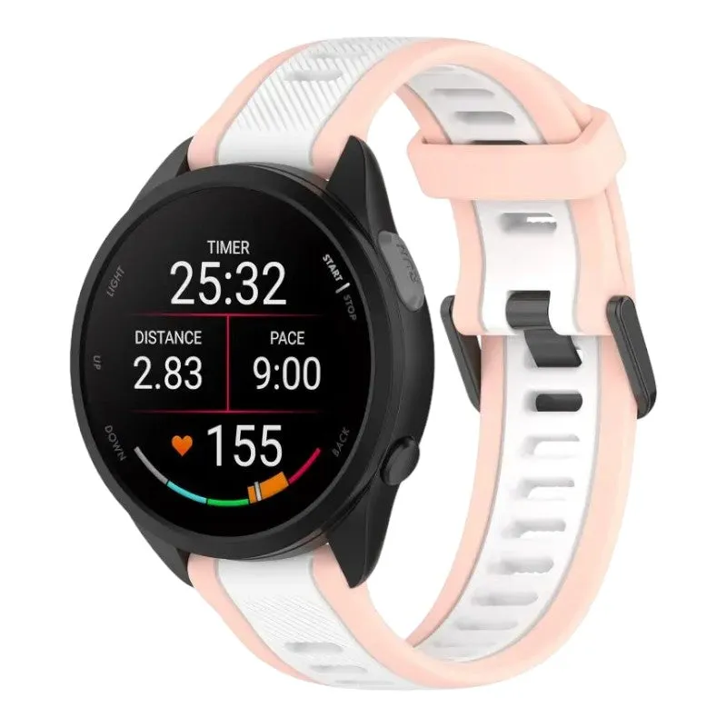 Replacement Dual Colour Silicone Watch Straps compatible with most watches