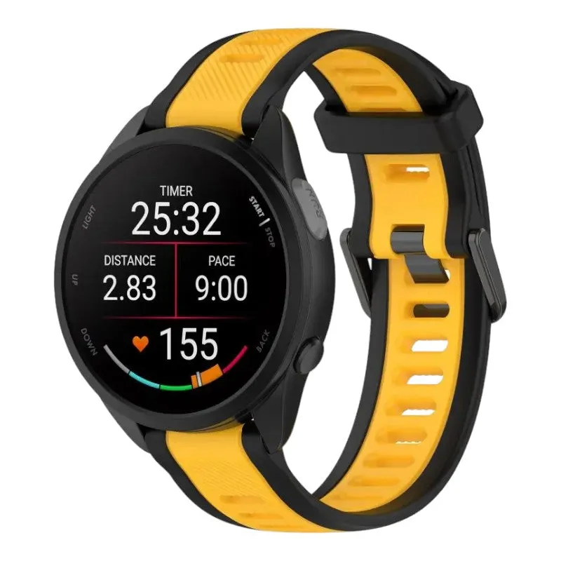 Replacement Dual Colour Silicone Watch Straps compatible with most watches