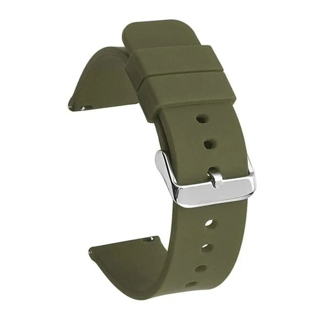 Replacement Silicone Watch Straps compatible with 16mm Watches