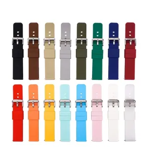 Replacement Silicone Watch Straps compatible with 16mm Watches