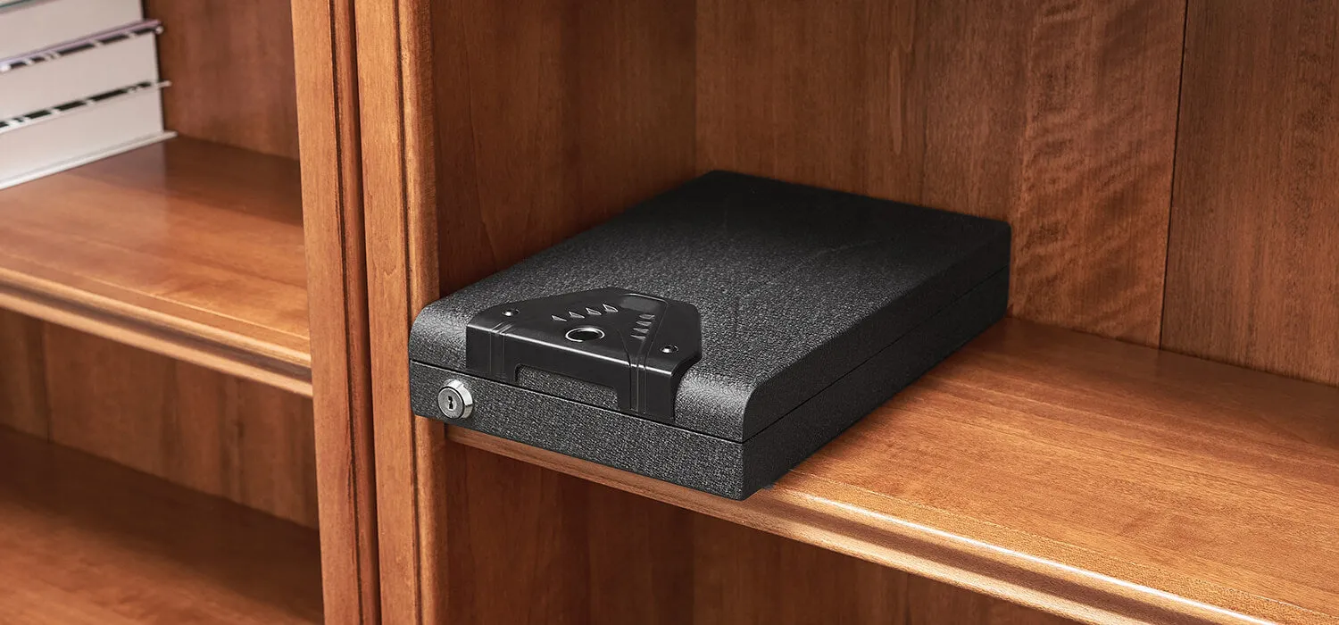 RPNB RP19005 Portable Pistol Safe with Fingerprint Lock
