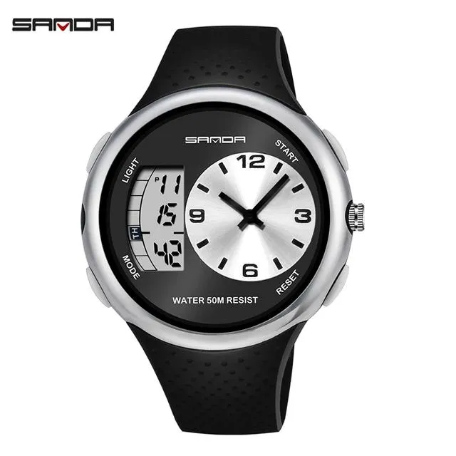 SANDA 763 Dual Display Outdoor Sports Watch S763