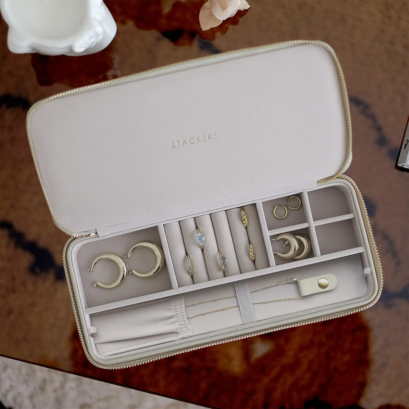 Sleek Necklace Travel Jewellery Box