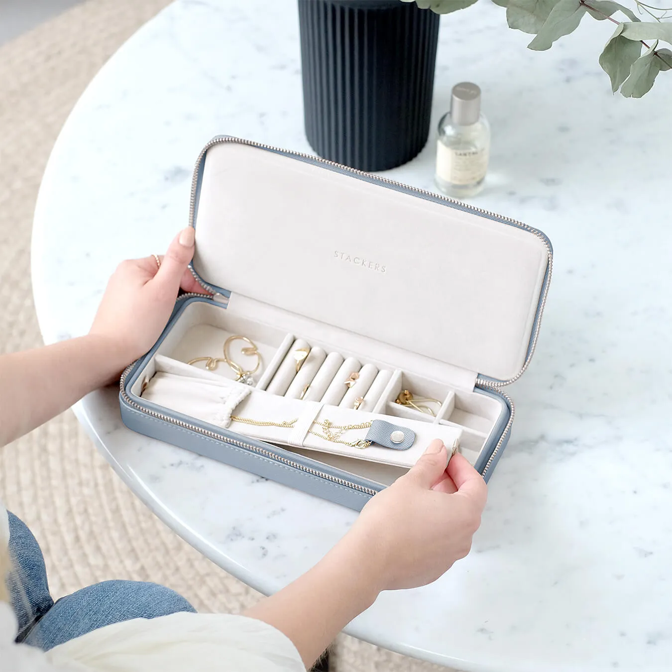 Sleek Necklace Travel Jewellery Box