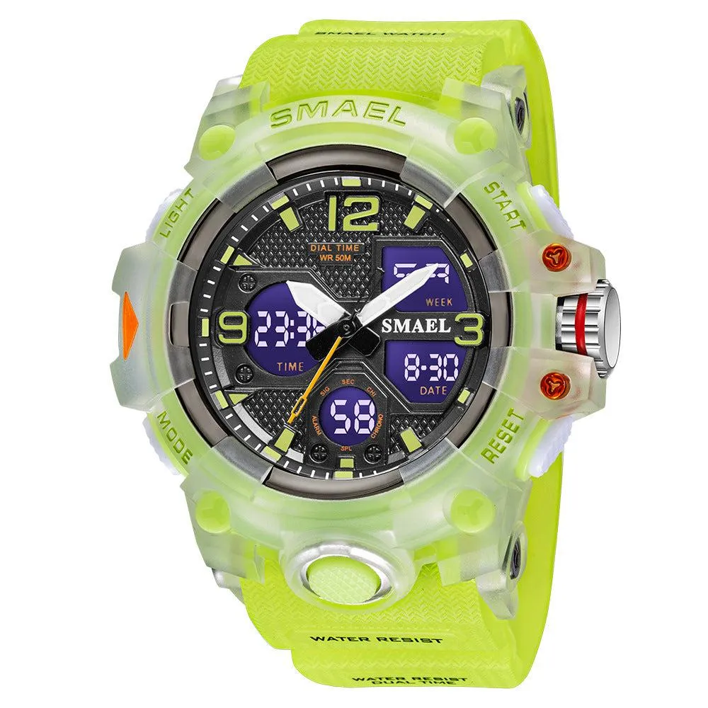 SMAEL Analog Digital Outdoor Sports Watch For Men 8008