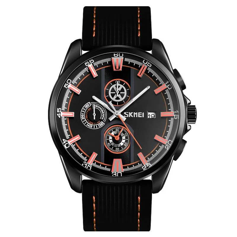 Small three pin calendar luminous quartz watch W2391881