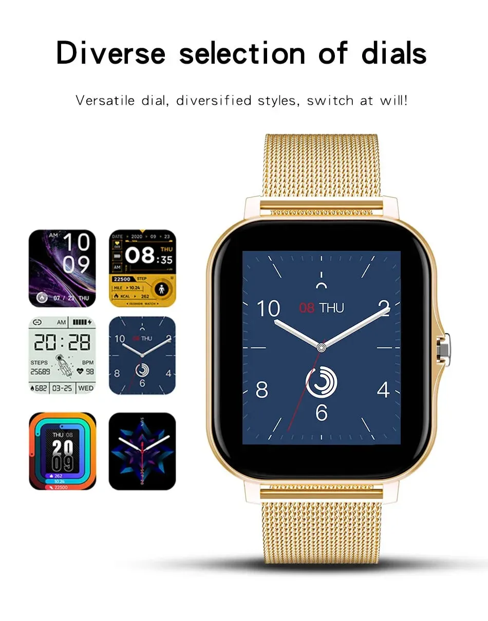 Smart watch for android phone.1.44 inch color screen.