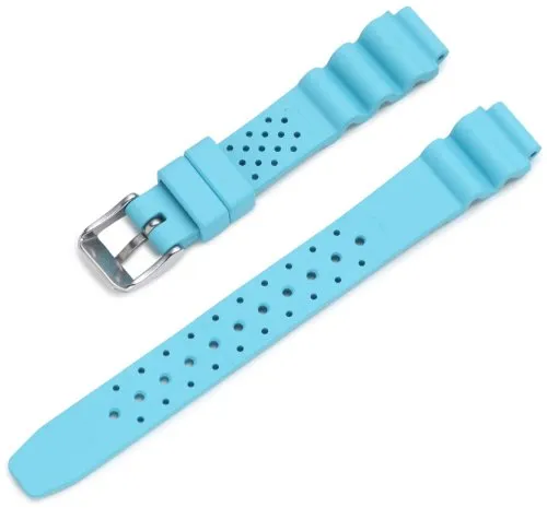 St. Moritz New Momentum Women's 14mm Aqua Hyper Natural Rubber Watch Band M1 Dive Watch