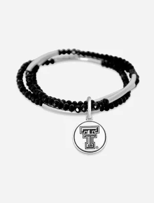 Texas Tech Double T "Chloe" Beaded Bracelet