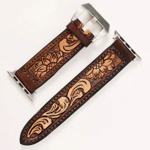 The Brantley 45 Leather Apple Watch Band