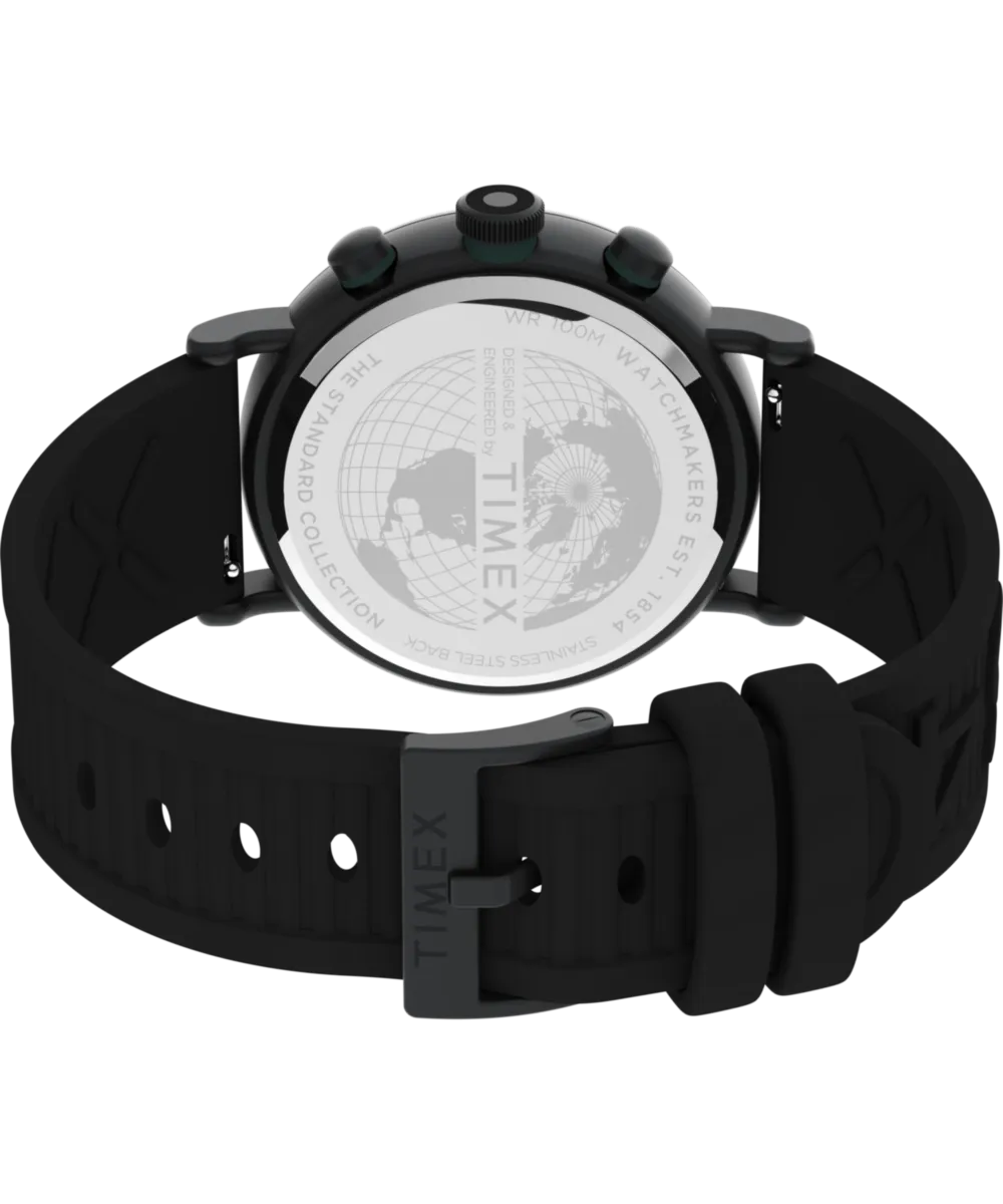 Timex Standard Tachymeter Chronograph 43mm Eco-Friendly Resin Strap Watch