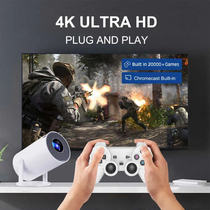 Topleo Android Outdoor Home Projector-جهاز عرض منزلي خارجي يعمل