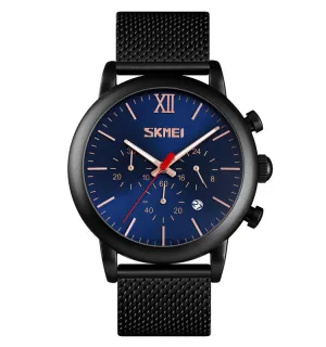 Trend net with small three needle quartz watch W2392803