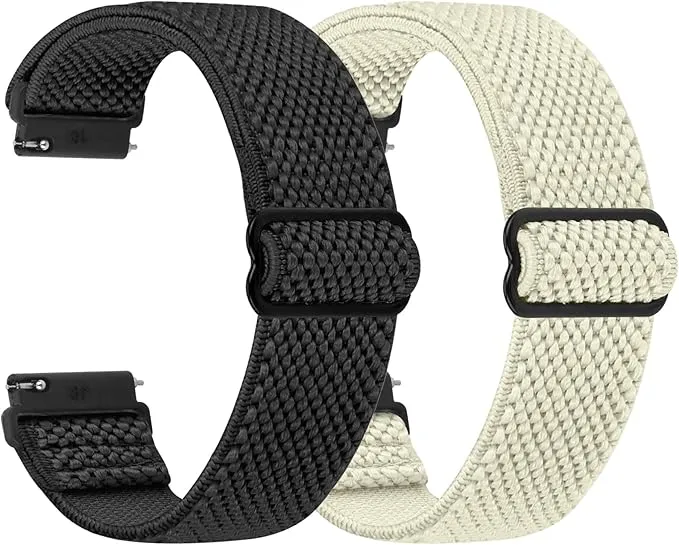 TumpCez - Quick Release Elastic Nylon Watch Straps - Band 20mm
