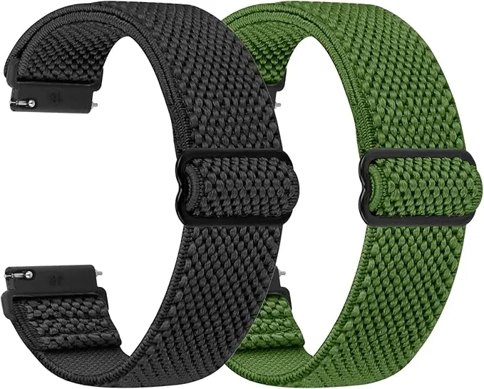 TumpCez - Quick Release Elastic Nylon Watch Straps - Band 20mm