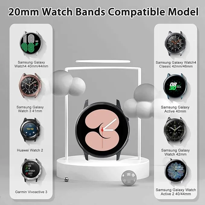 TumpCez - Quick Release Elastic Nylon Watch Straps - Band 20mm