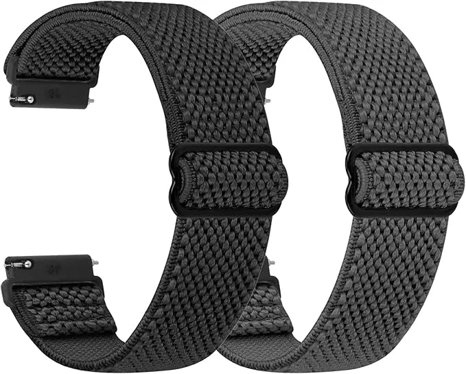 TumpCez - Quick Release Elastic Nylon Watch Straps - Band 20mm