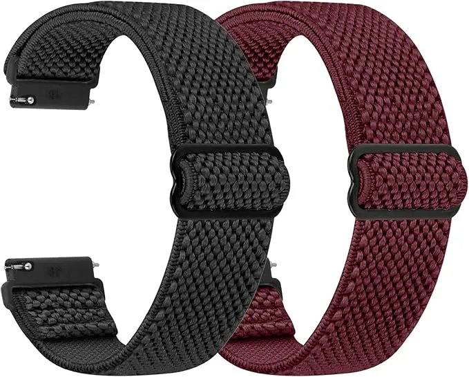 TumpCez - Quick Release Elastic Nylon Watch Straps - Band 20mm
