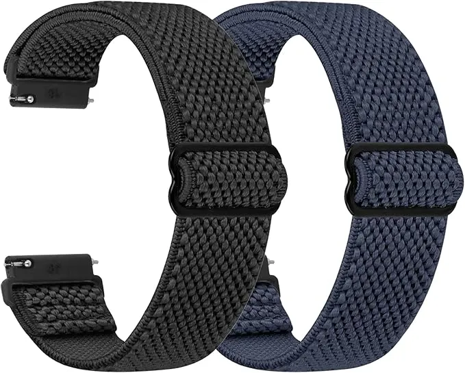 TumpCez - Quick Release Elastic Nylon Watch Straps - Band 20mm