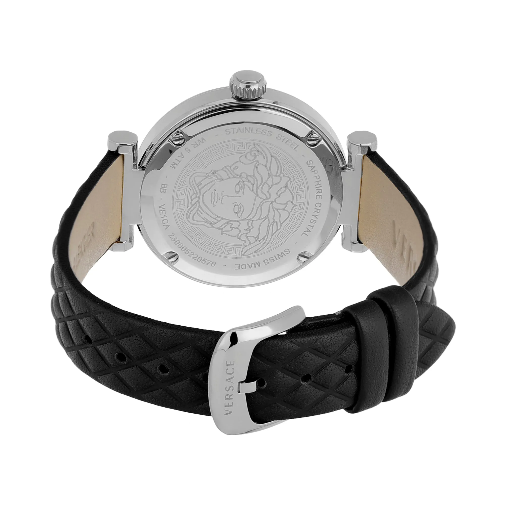 Versace Black Dial Analog Women Watch - VE1CA0123