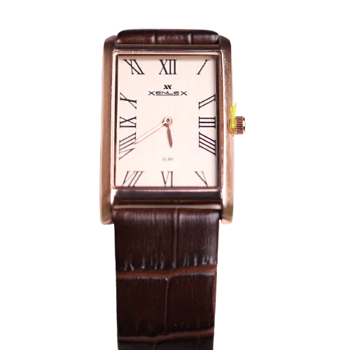 Xenlex Most Slim Roman Style Square Dial Men Watch