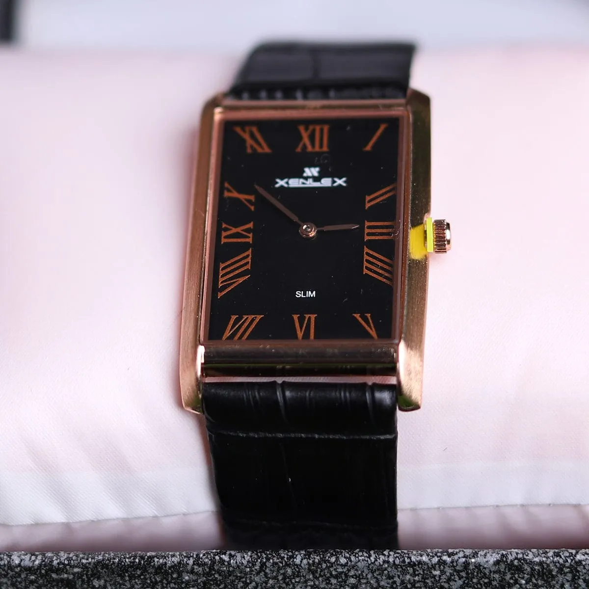 Xenlex Most Slim Roman Style Square Dial Men Watch
