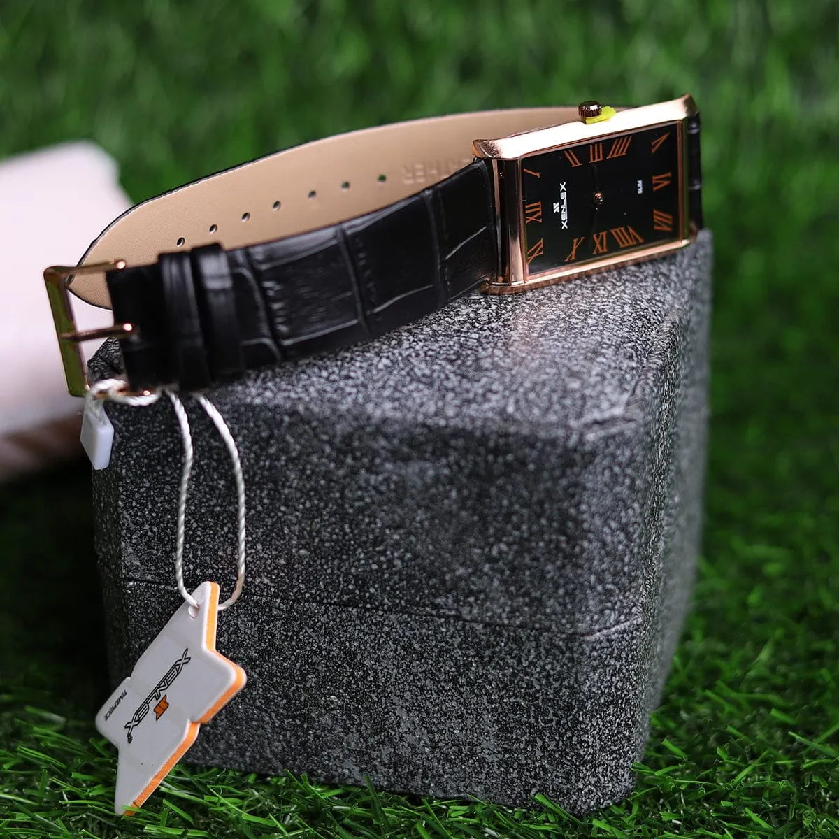 Xenlex Most Slim Roman Style Square Dial Men Watch