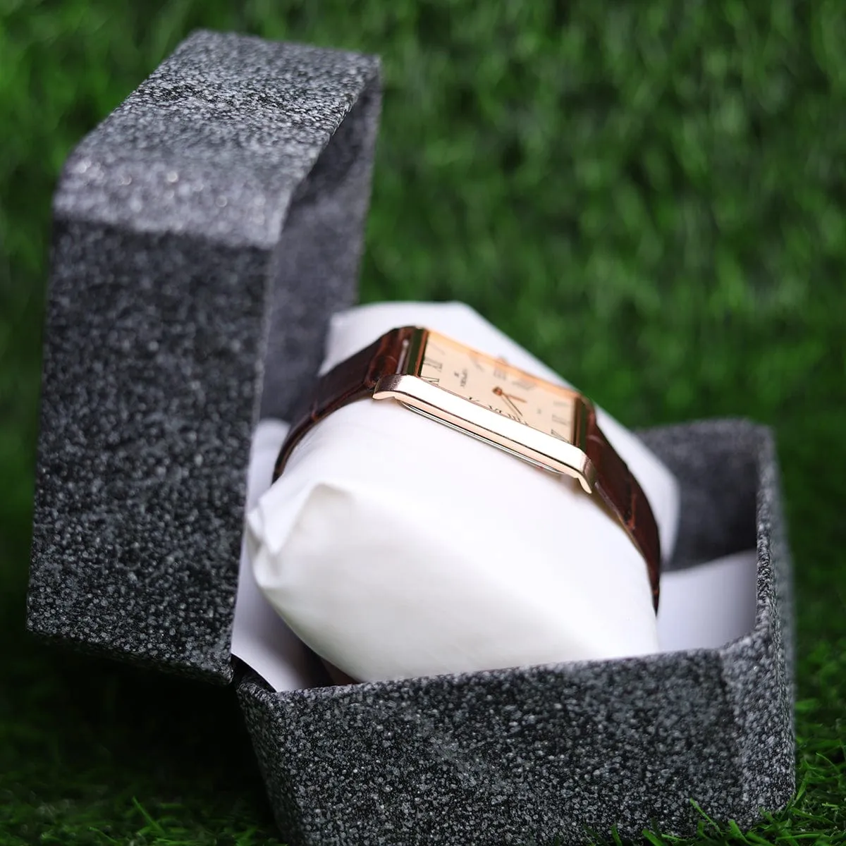Xenlex Most Slim Roman Style Square Dial Men Watch